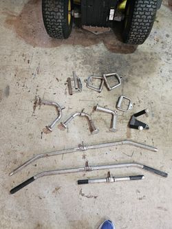 Lat pulldown machine attachments