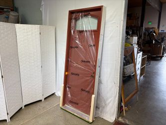 NEW! PROVIA Legacy Steel Single Entry Door Left Hand Swing in Oil Rubbed Bronze