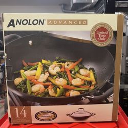 Anolon 14” Wok with Lid
