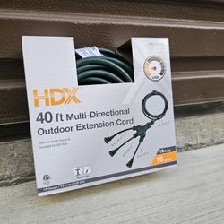 40 ft 16/3 Outdoor Extension Cord