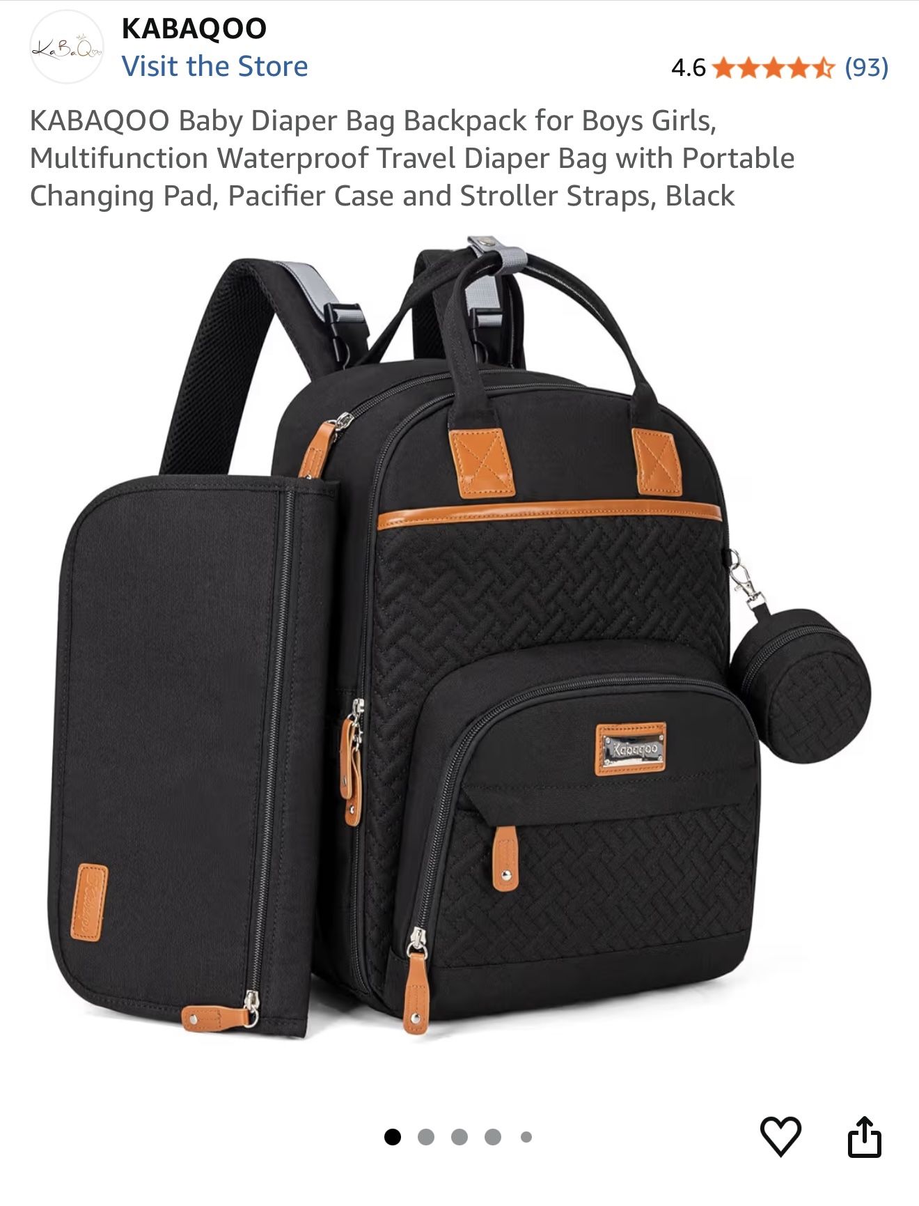 Diaper bag Or Backpack