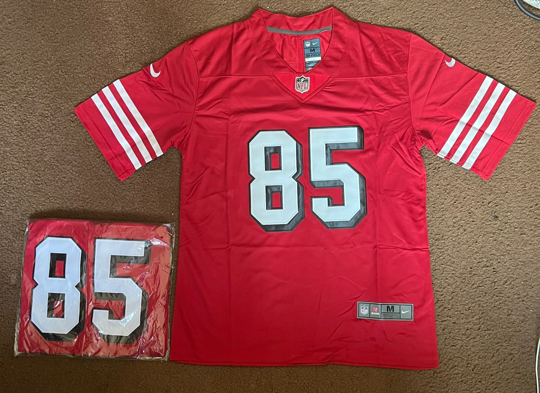 George Kittle #85 San Francisco 49ers Jersey (Men’s S-3XL)