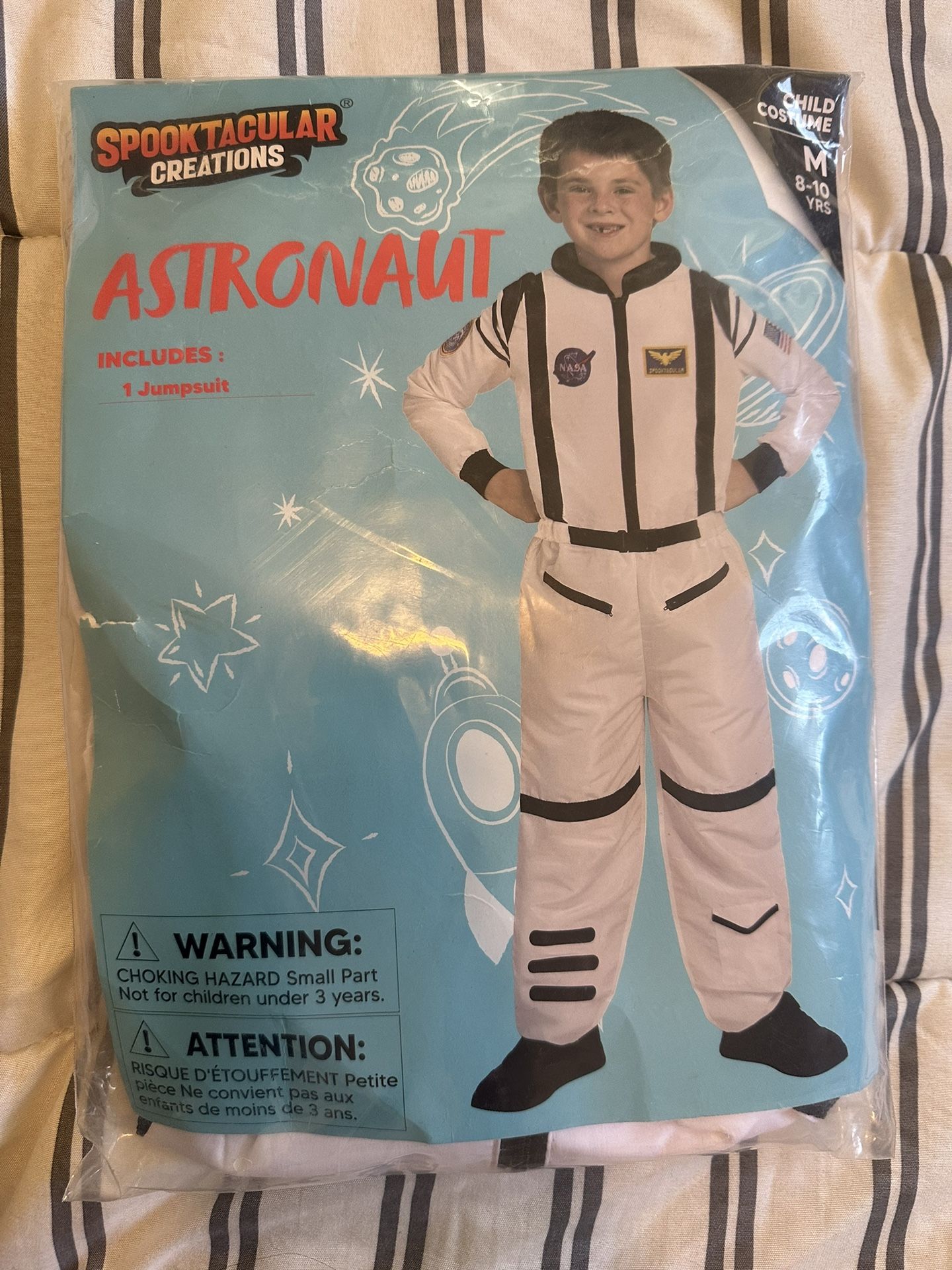 Halloween Astronaut Child Costume 8-10 Years New