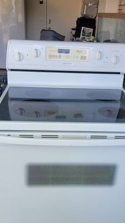 Whirlpool Electric Stove & Matching Microwave