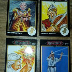 Ravenloft Cards Burganet Knightengale Master Elias Stern Thaedran Meridian