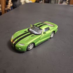1998 Dodge Viper GTS-R Kinsmart Diecast Toy Car 1:36 Scale W/Pull Back Motor & Doors Open