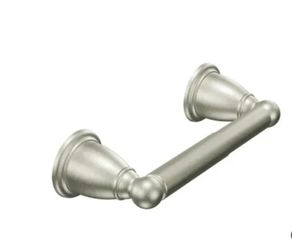 MOEN YB2208BN Brantford Double Post Toilet Paper Holder in Brushed Nickel