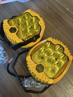 New 2pcs 5inch 5000lmns Waterproof Off-road Fog Lights