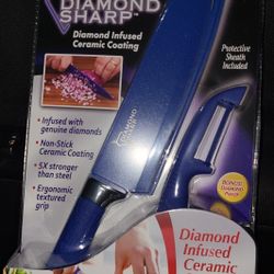 Brand New Diamond Sharp Knife And Peeler