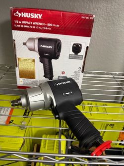 Husky 800 ft./lbs. 1/2 in. Impact Wrench USED LIKE NEW