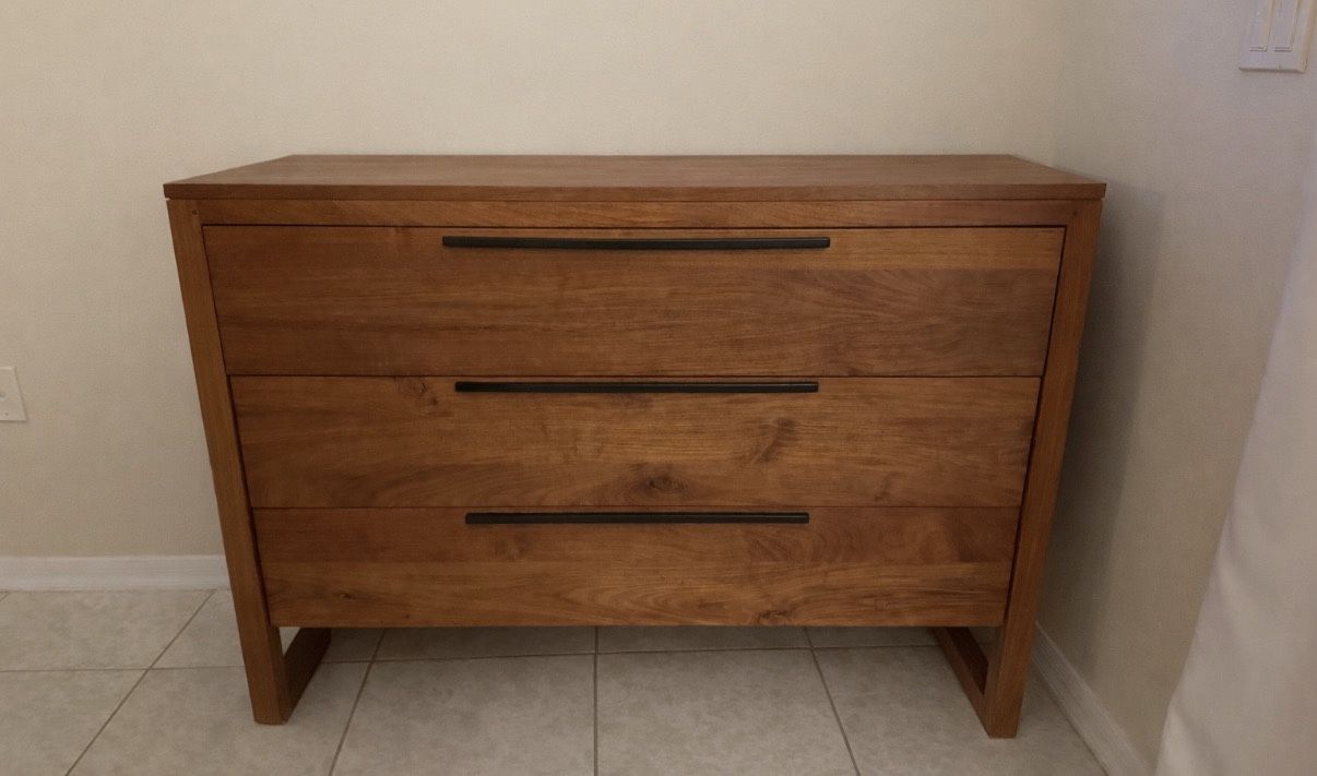 Brown 3 Drawer Dresser HOME