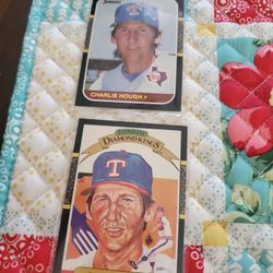 Texas Rangers 1987 Donruss Baseball Cards Lot 
