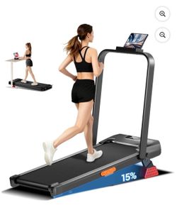Foldable Treadmill w/ 15% Incline - U18F