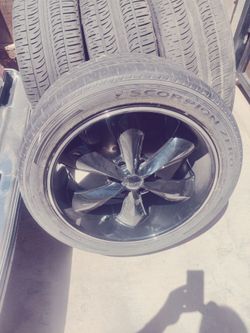 Used 22inch black alloy rims