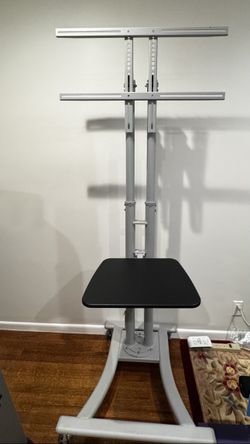 Moving Sale — Heavy Duty TV Rolling Stand (32"-65"), Like New