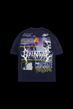 Size L - Civil Regime “Watch Us Burn” American Classic Oversized T-shirt