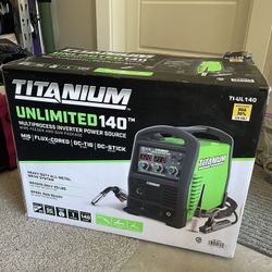Brand New Titanium Unlimited 140 Multi Process Welder 