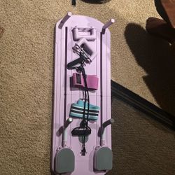 Portable Pilates Reformer Board w/ Resistance Bands - Great Shape