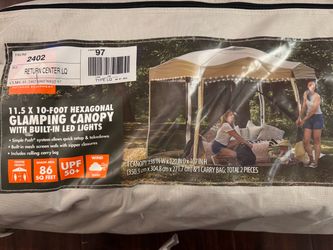 Glamping canopy