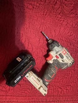 20 V porter cable impact -NO charger-