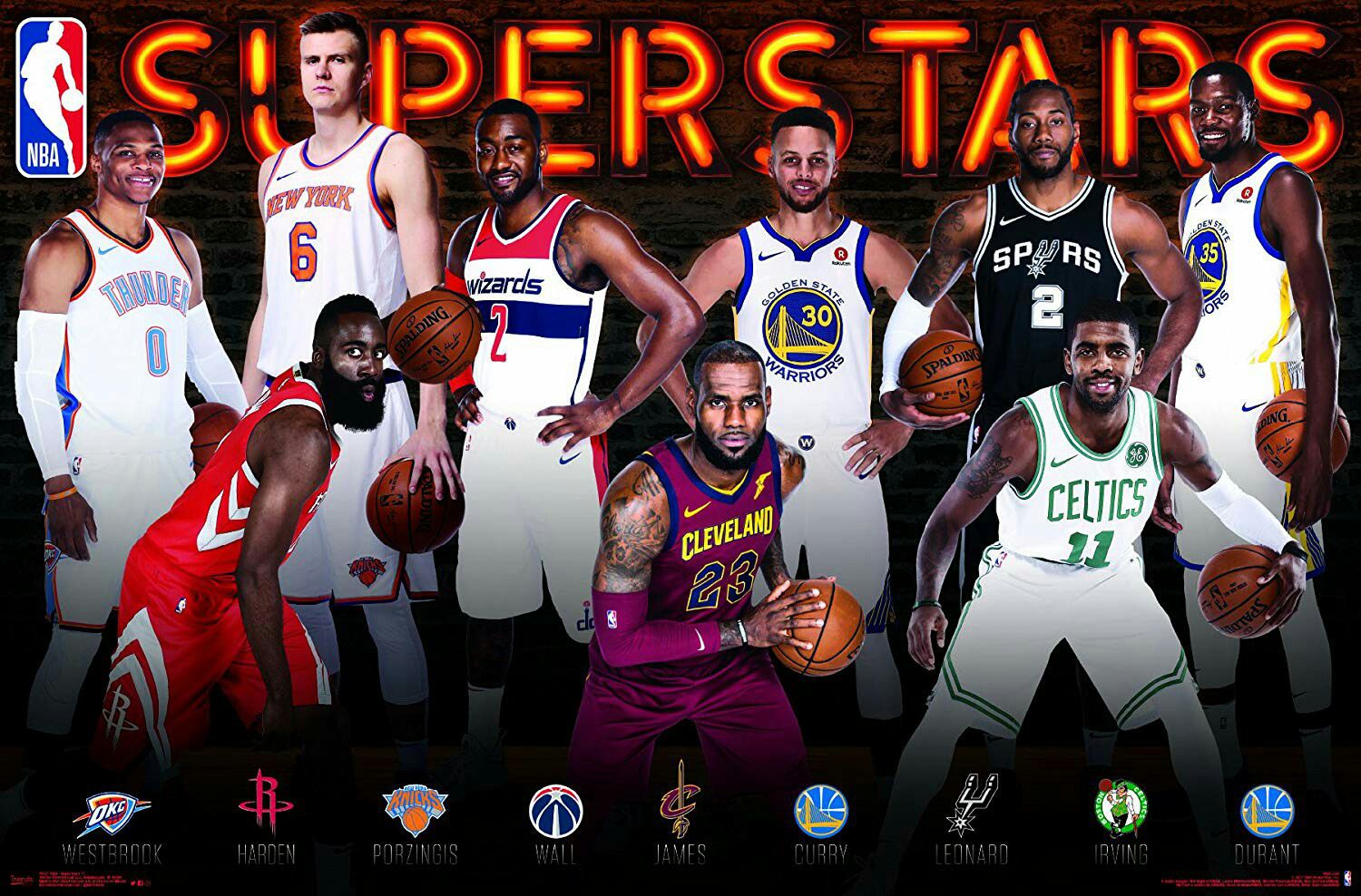 NBA Superstars Wall Poster