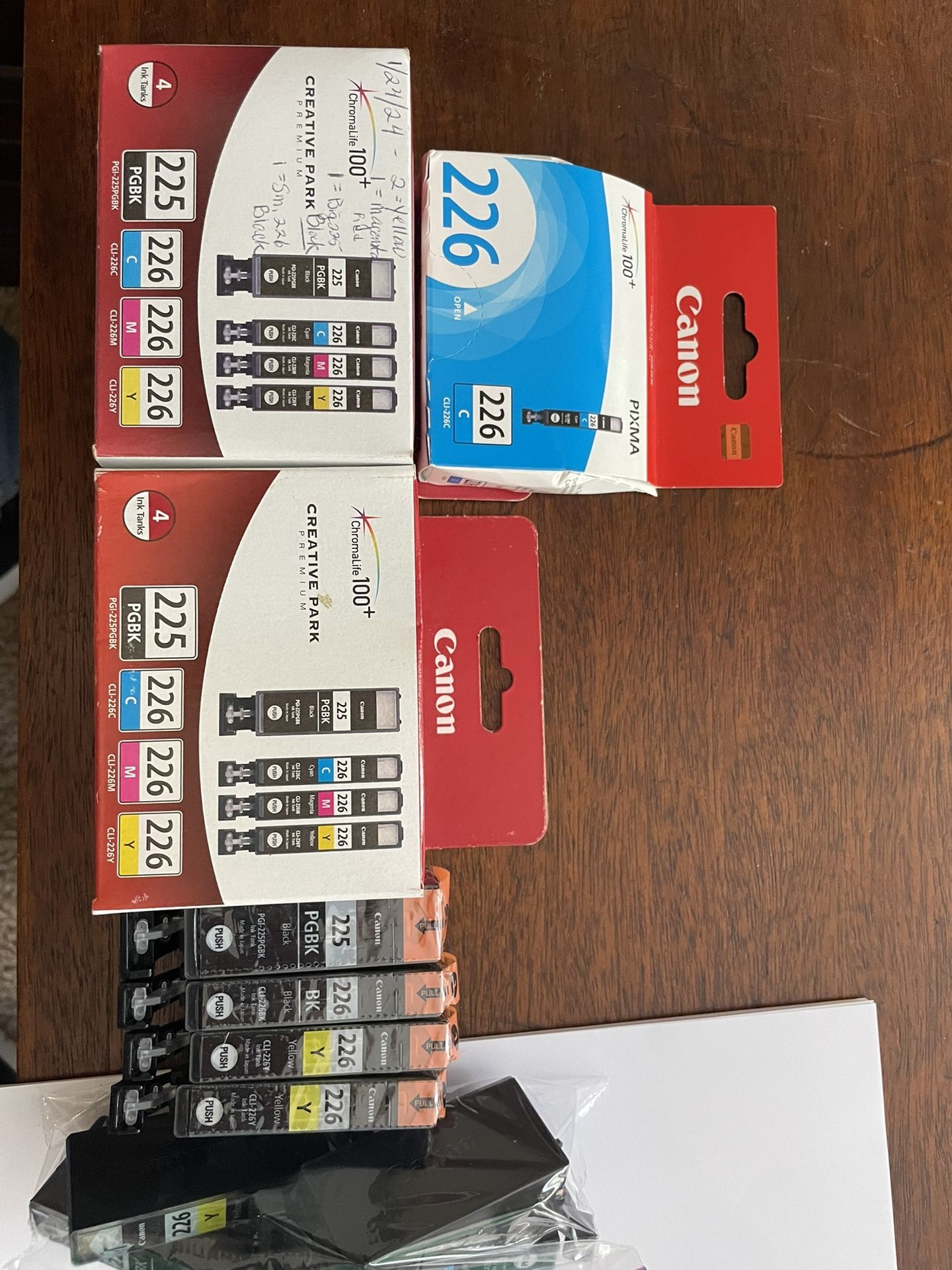 Canon printer ink 225-226