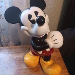  14" Ceramic 'Mickey Mouse' Musical Figurine