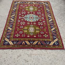 Vintage Turkish Rug 80x53 Inches / 5x8 Feet