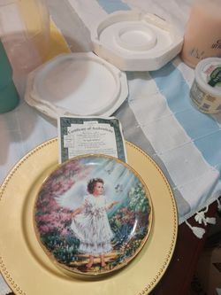 Porcelain plates