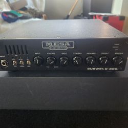 Mesa Subway 800d amp with case