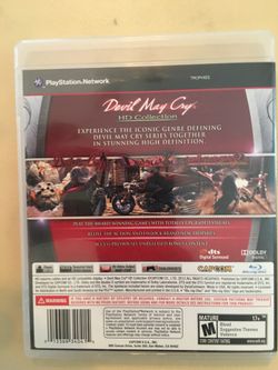 Sony PlayStation ps3 devil may cry