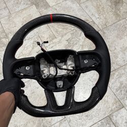 2015-2024 Dodge Carbon Fiber Steering Wheel