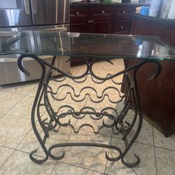 Wine Rack Table 