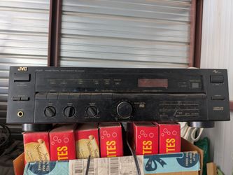 JVC RX-206BK Reciever and Speakers