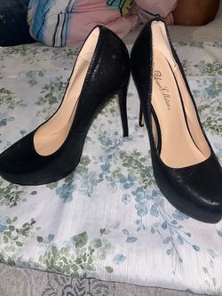 black heels size 10
