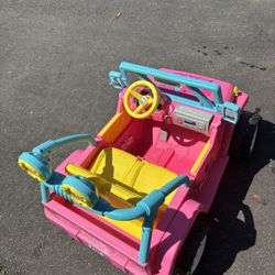 Barbie Jeep $50