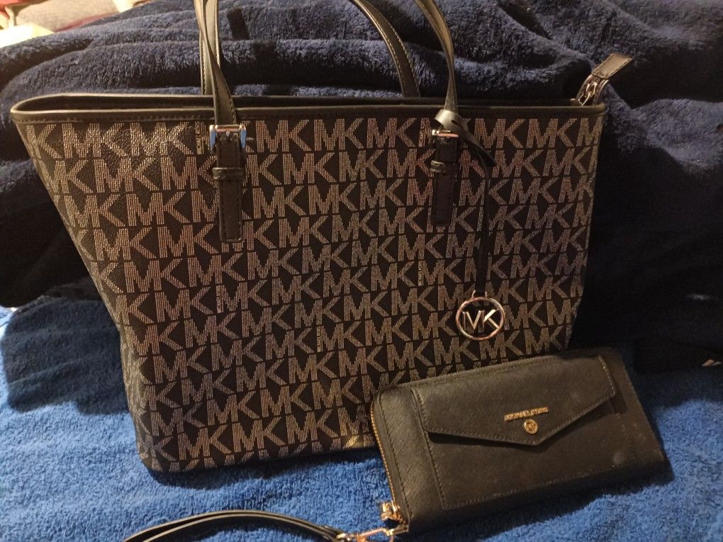 Mk Wallet And Purse ,(Tote)