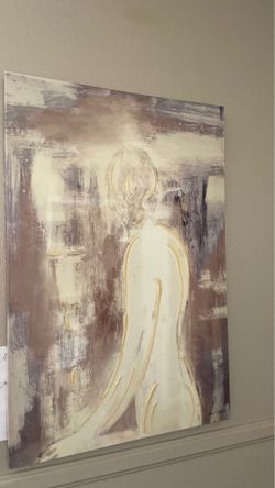 Gorgeous 24 x36 in painting with Neutral Colors
