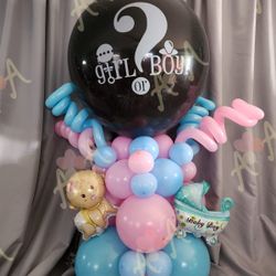 Gender Reveal Balloon Bouquet 