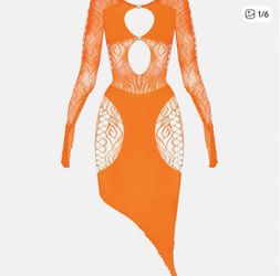 Poster Girl Orange Dress