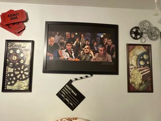 Movie/ theatre wall decor!