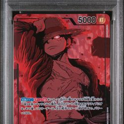 ONE PIECE 2025 EB02 ALTERNATE ART #010 MONKEY D. LUFFY PSA 10 JP