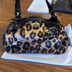 Coach Madison Leopard Handbag - Rare Find