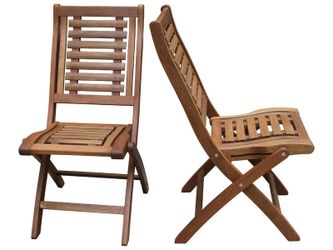 Outdoor folding chairs