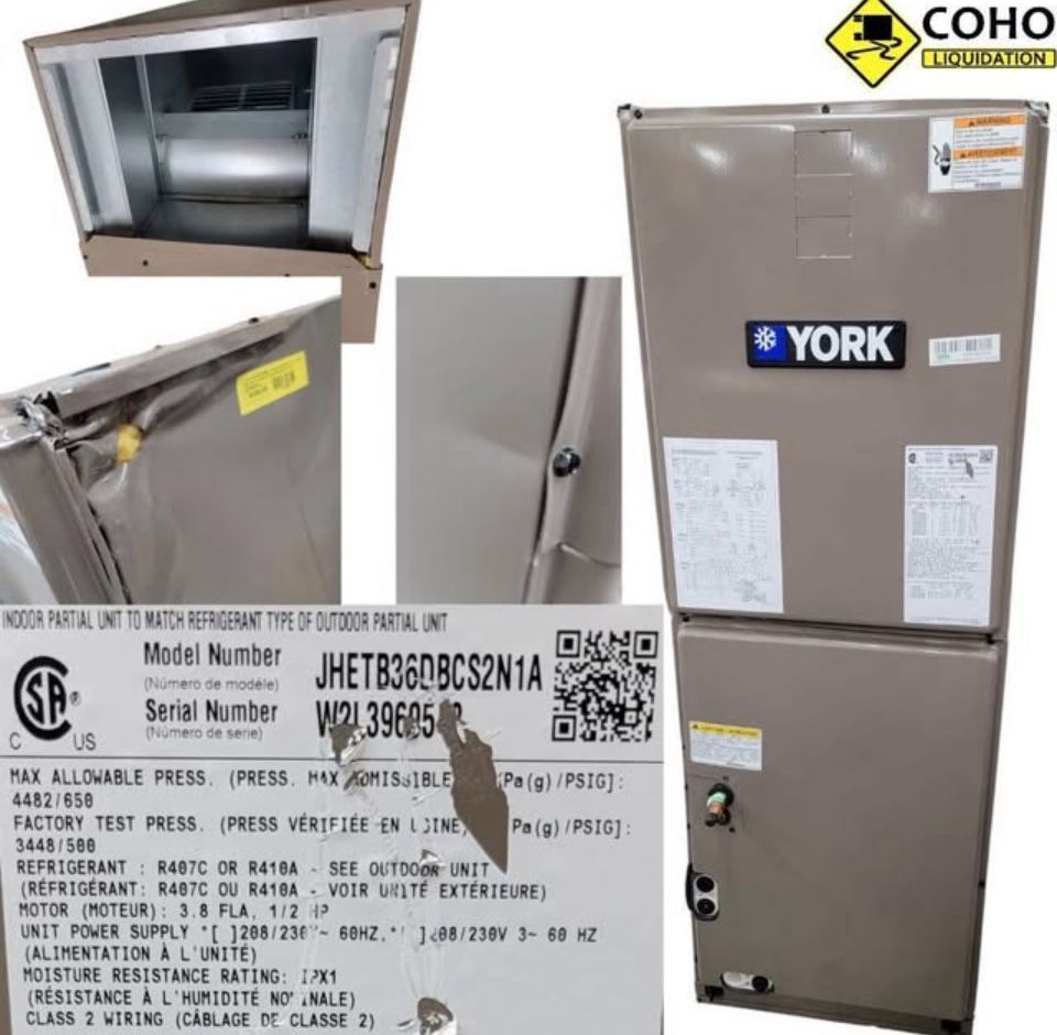 3 Ton York Air Handler