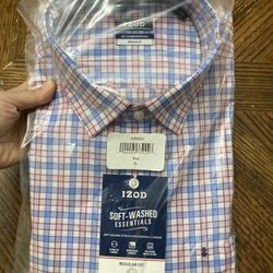 NWT IZOD Men’s dress shirt Size XL
