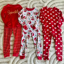 Bundle of Christmas / Winter / Rudolph Pajamas | Size 4T