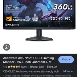 Qd Oled Alienware Monitor 360hz