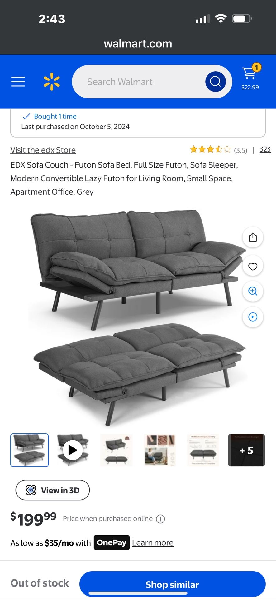 Futon Sofa