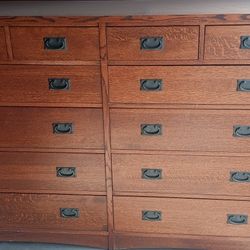 Dresser, Night Stands, Mirror